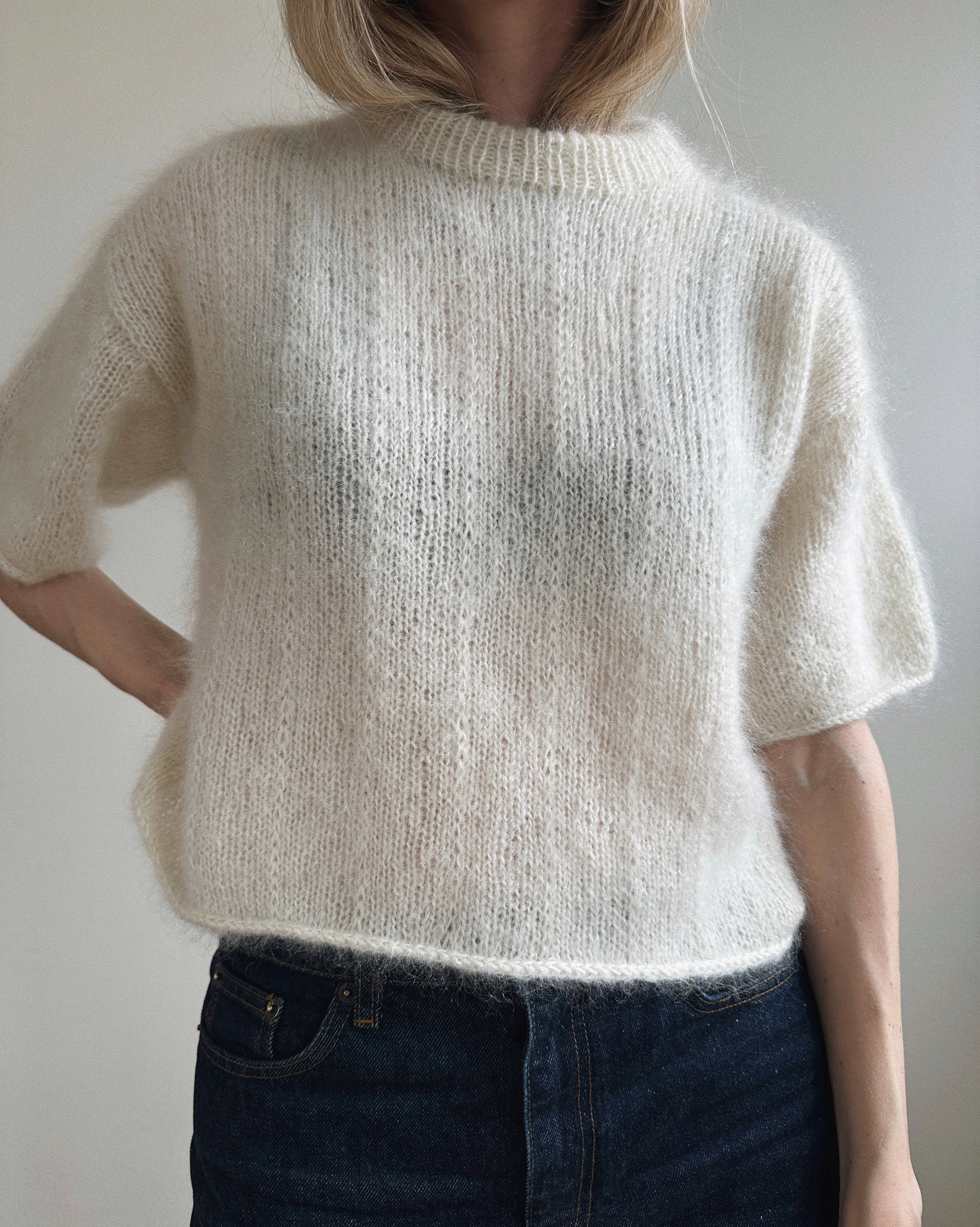 Vara Mohair Tee – Sofia Scotford Knitwear